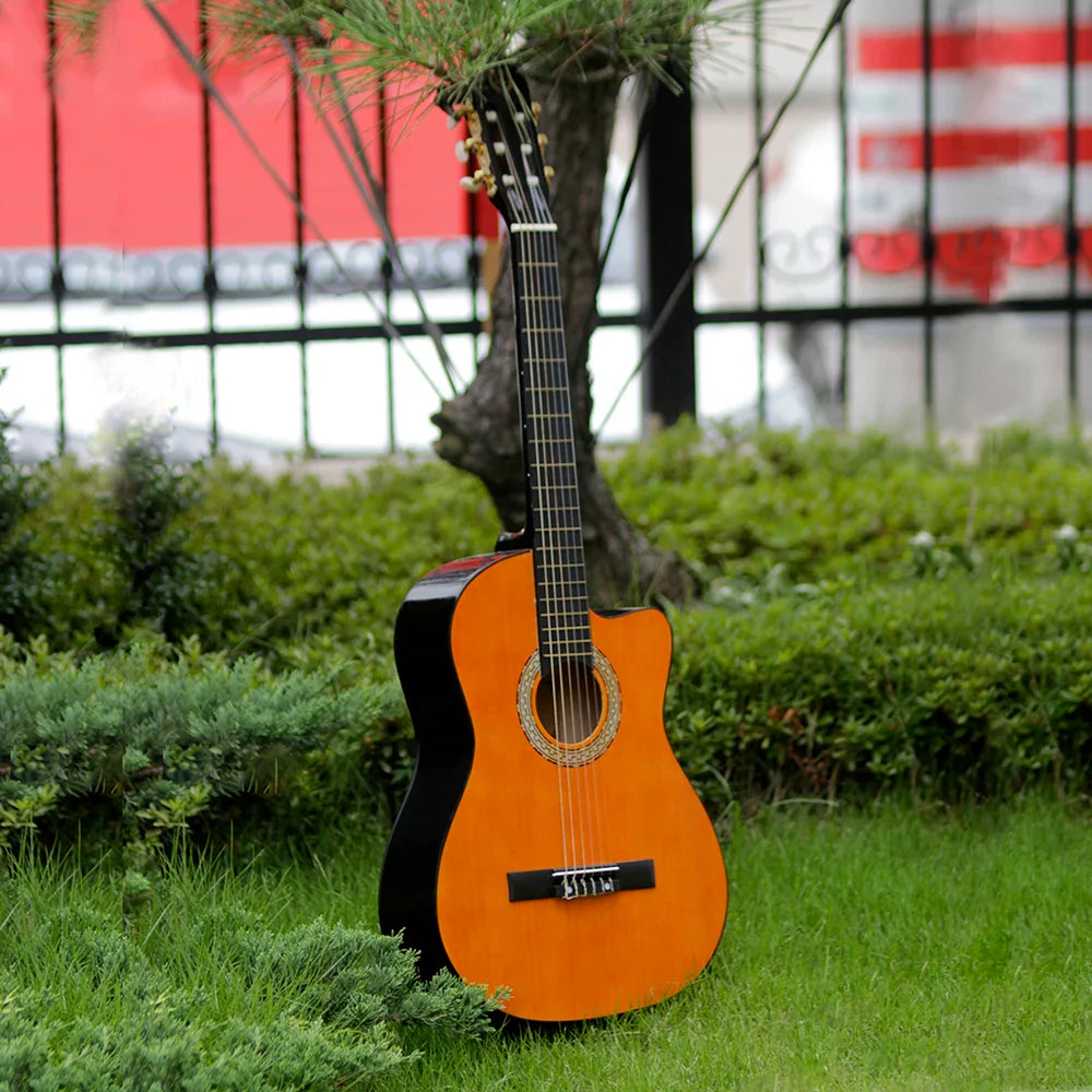 39 Inch Classical Guitar 6 Strings Basswood Neck Body Classic Guitar Guitarra