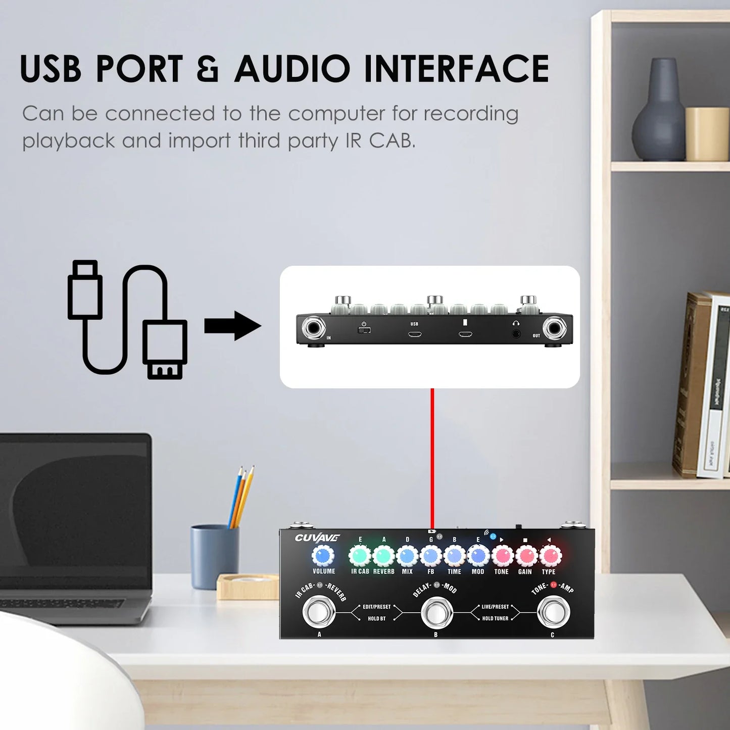 CUBE BABY Guitar Combined Effect Pedal