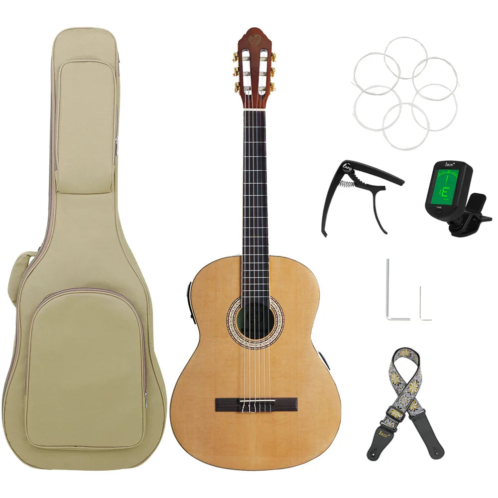 Classic Guitar 6 Strings 39 Inch Spruce Classical Guitar EQ