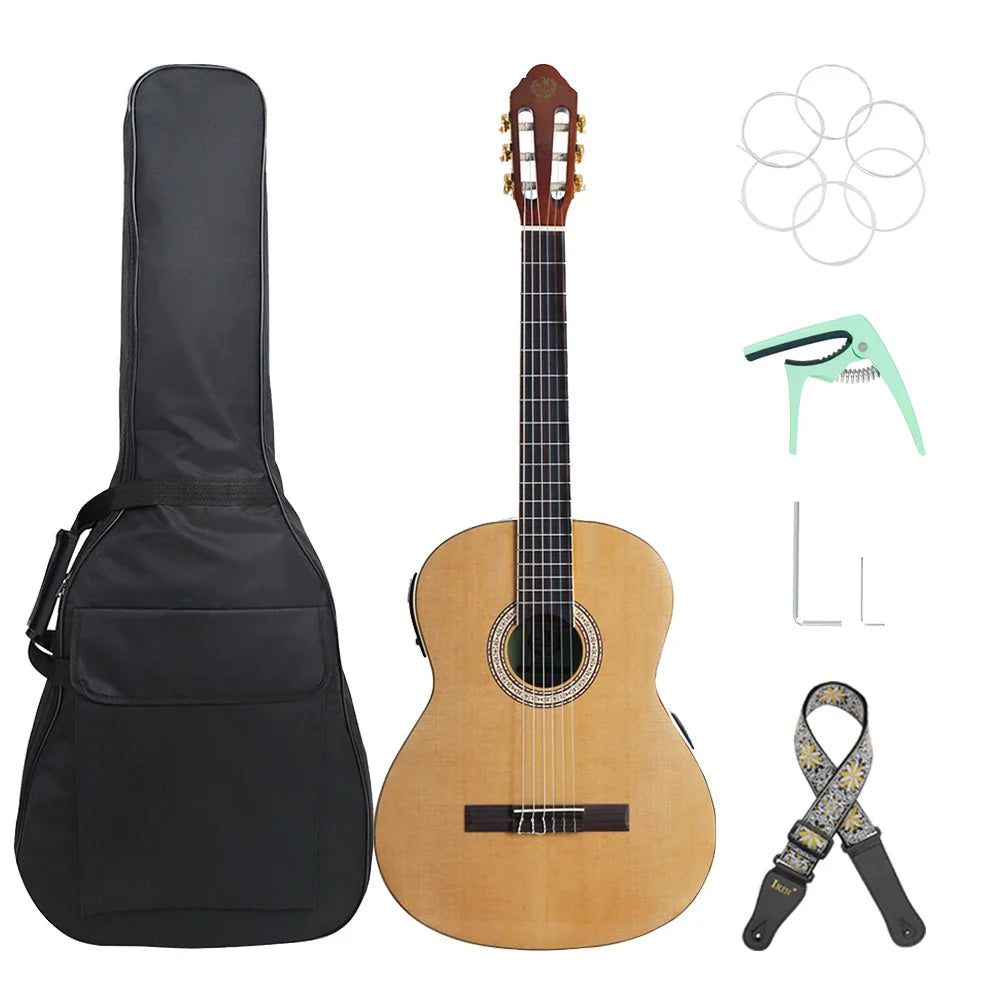 Classic Guitar 6 Strings 39 Inch Spruce Classical Guitar EQ