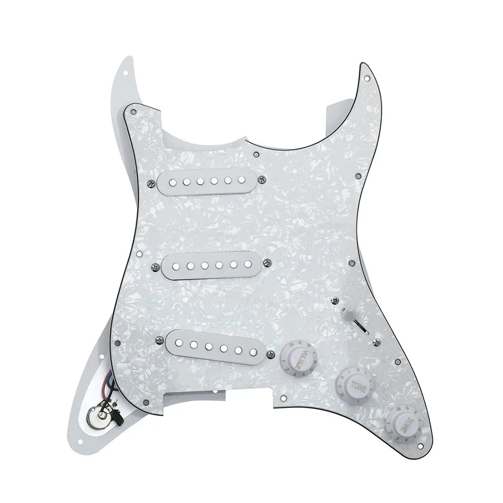 Electric Guitar Pickguard with Pickups