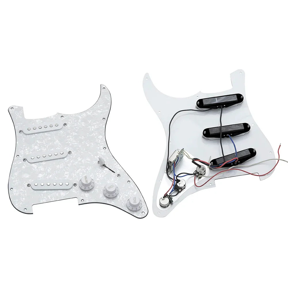 Electric Guitar Pickguard with Pickups