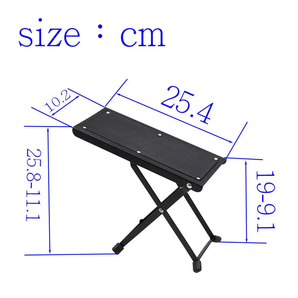 Guitar Footrest Pedal Support