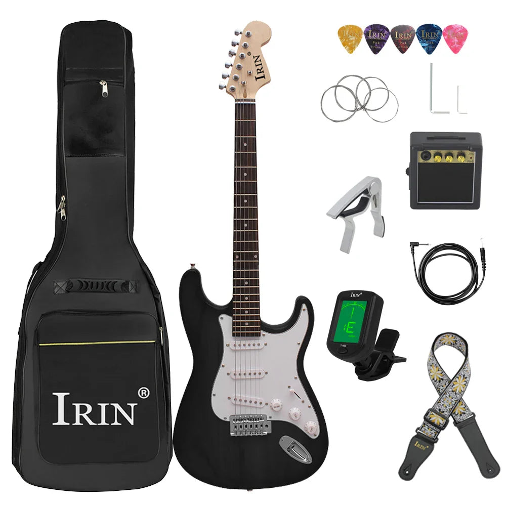 IRIN 39 Inch 6 String Electric Guitar 21 Frets Basswood Body Electric Guitar