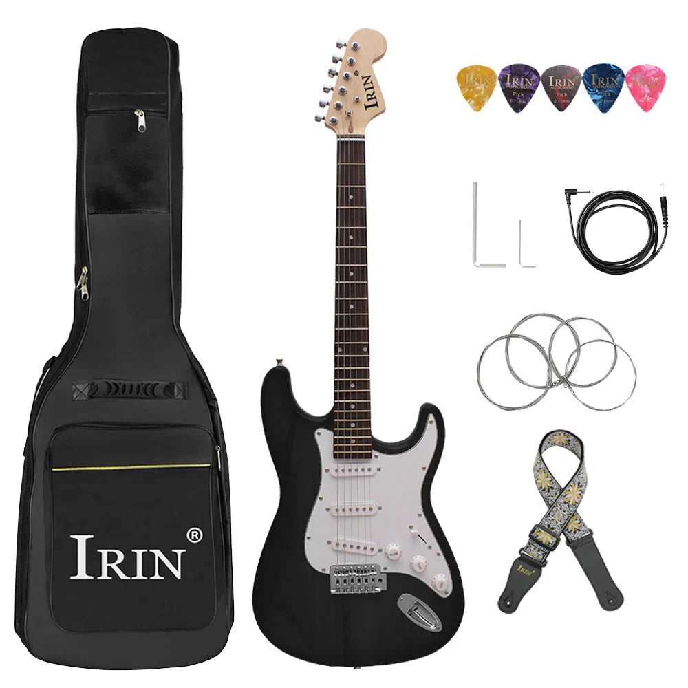 IRIN 39 Inch 6 String Electric Guitar 21 Frets Basswood Body Electric Guitar