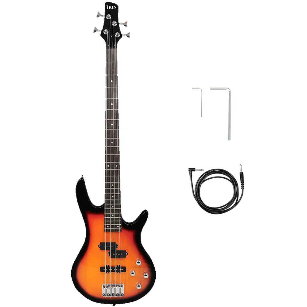 IRIN 4 String Electric Bass Guitar Professional 24 Frets Maple Body Bass