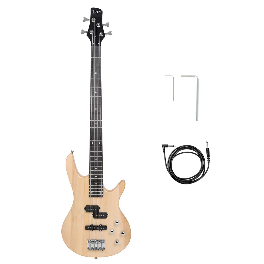 IRIN 4 Strings Bass Guitar 24 Frets Maple Body Electric Bass Guitar Stringed Musical Instrument With Guitar Parts & Accessories