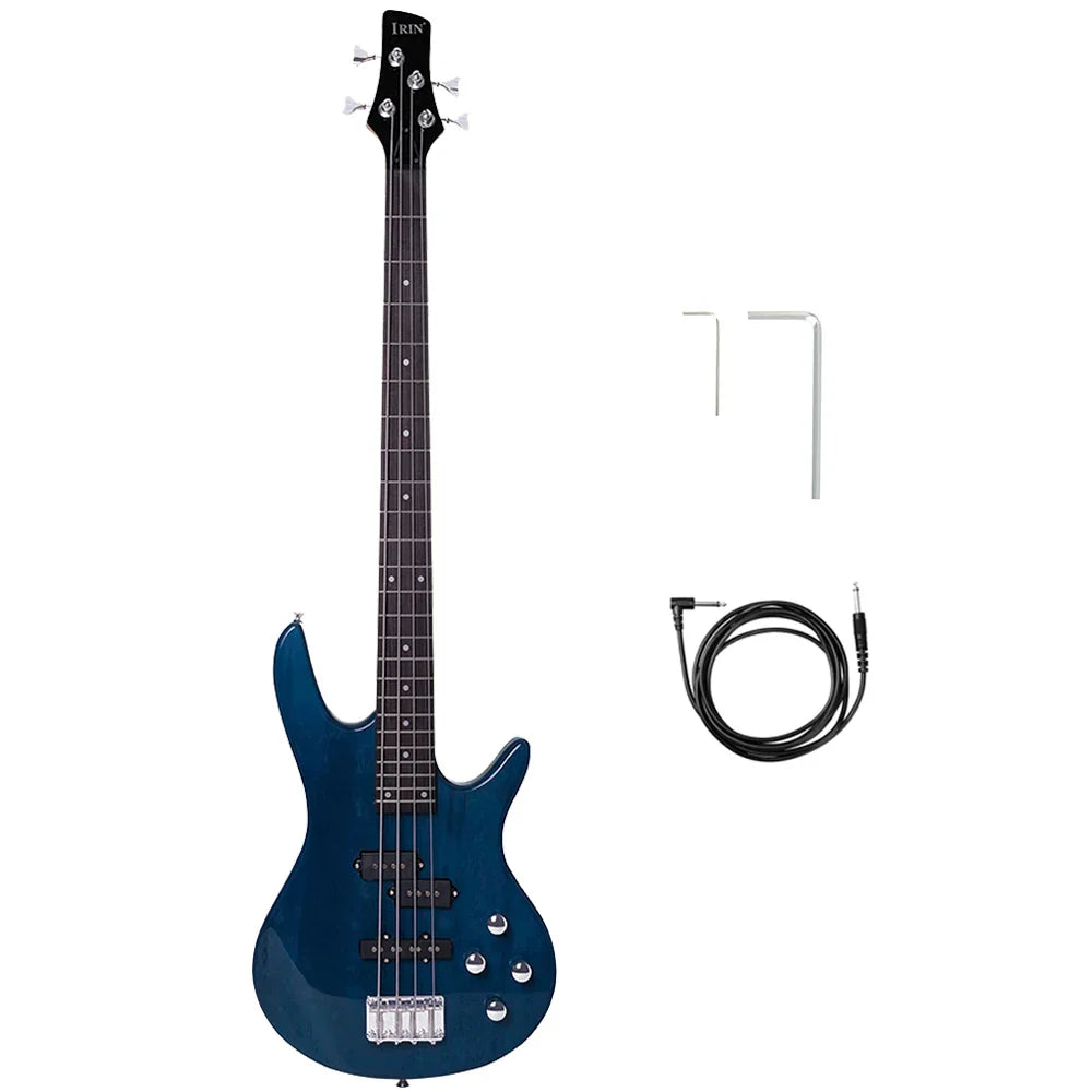 IRIN 4 Strings Bass Guitar 24 Frets Maple Body Electric Bass Guitar Stringed Musical Instrument With Guitar Parts & Accessories