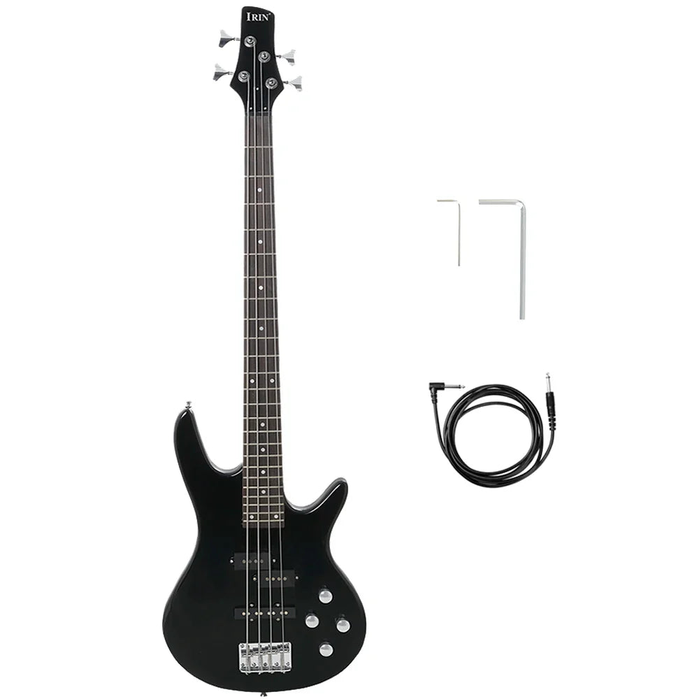 IRIN 4 Strings Bass Guitar 24 Frets Maple Body Electric Bass Guitar Stringed Musical Instrument With Guitar Parts & Accessories