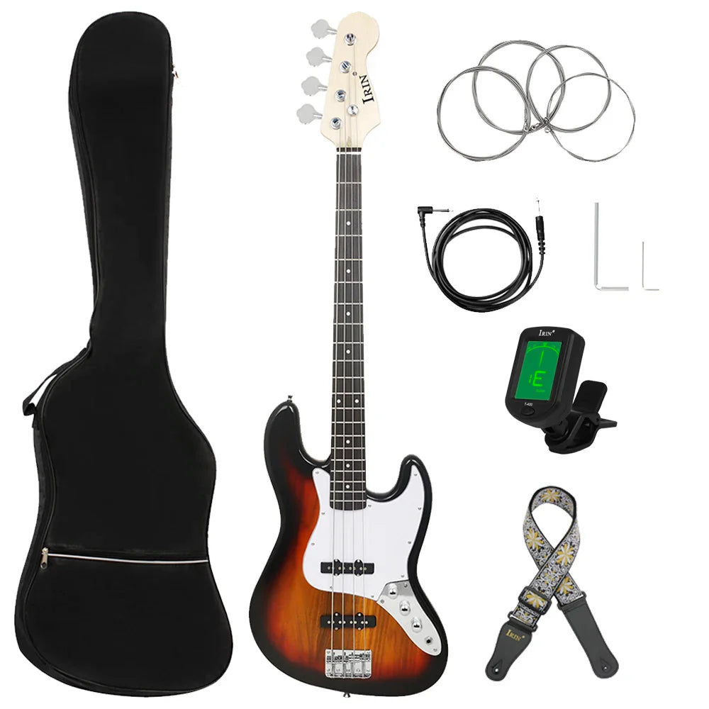 IRIN 4 Strings Electric Bass Guitar 20 Frets Sapele Bass Guitar Guitarra