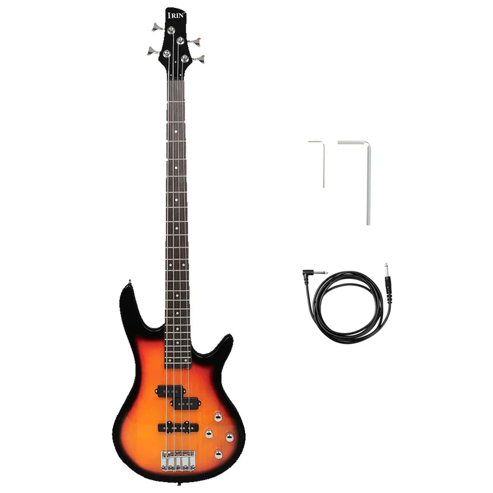 IRIN 4 Strings Electric Bass Guitar 24 Frets Maple Body Bass Guitar Guitarra