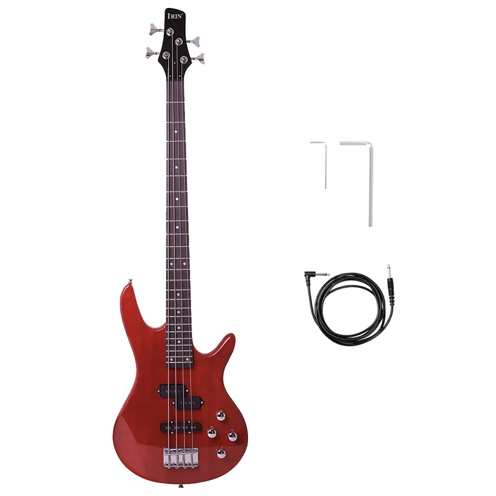 IRIN 4 Strings Electric Bass Guitar 24 Frets Maple Body Bass Guitar Guitarra