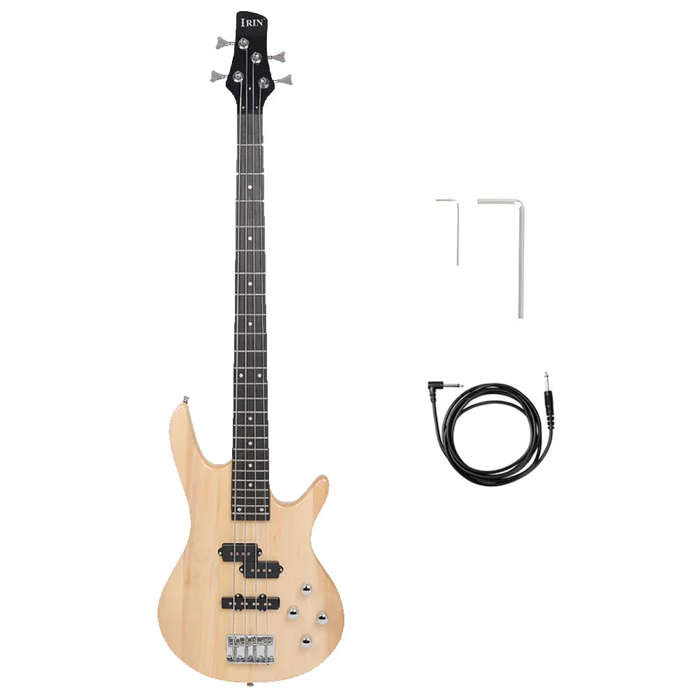 IRIN 4 Strings Electric Bass Guitar 24 Frets Maple Body Bass Guitar Guitarra