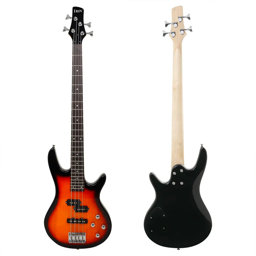 IRIN 4 Strings Electric Bass Guitar 24 Frets Maple Body Bass Guitar Guitarra