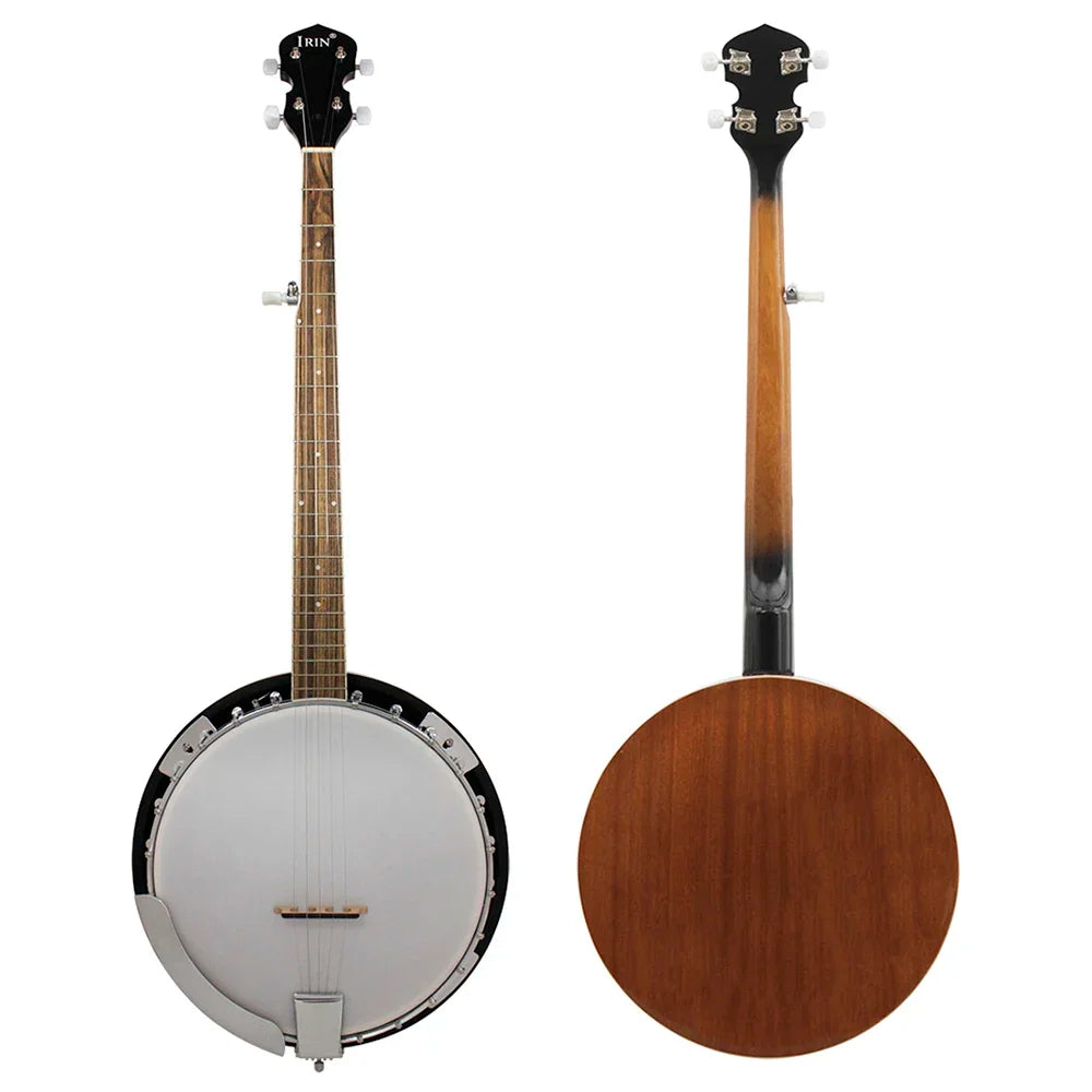 IRIN 5 Strings Banjo 22 Frets Sapele 5 Strings