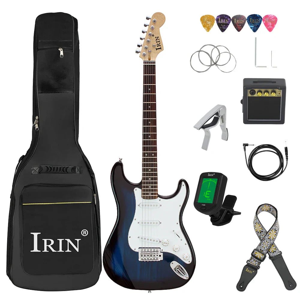 IRIN 6 String Electric Guitar 39 Inch 21 Frets Basswood Body