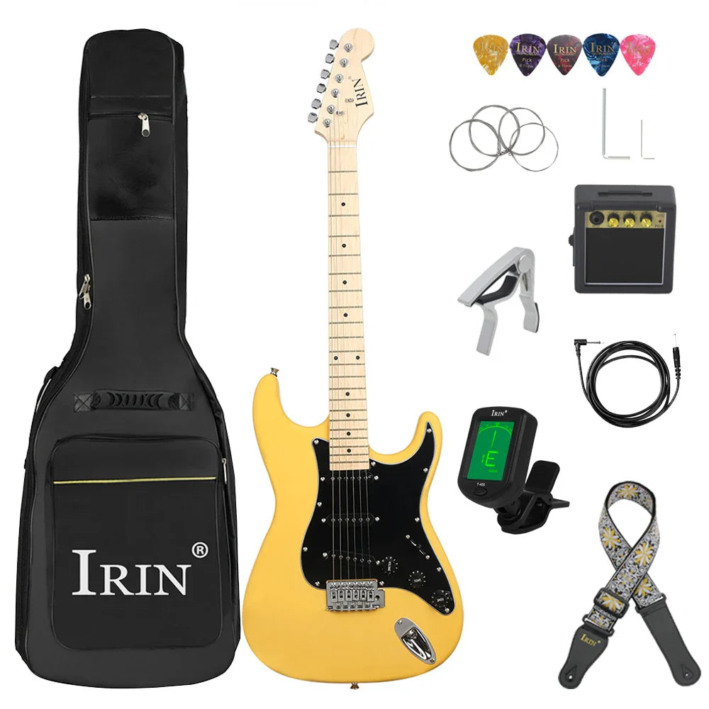 IRIN 6 String Electric Guitar 39 Inch 21 Frets Basswood Body