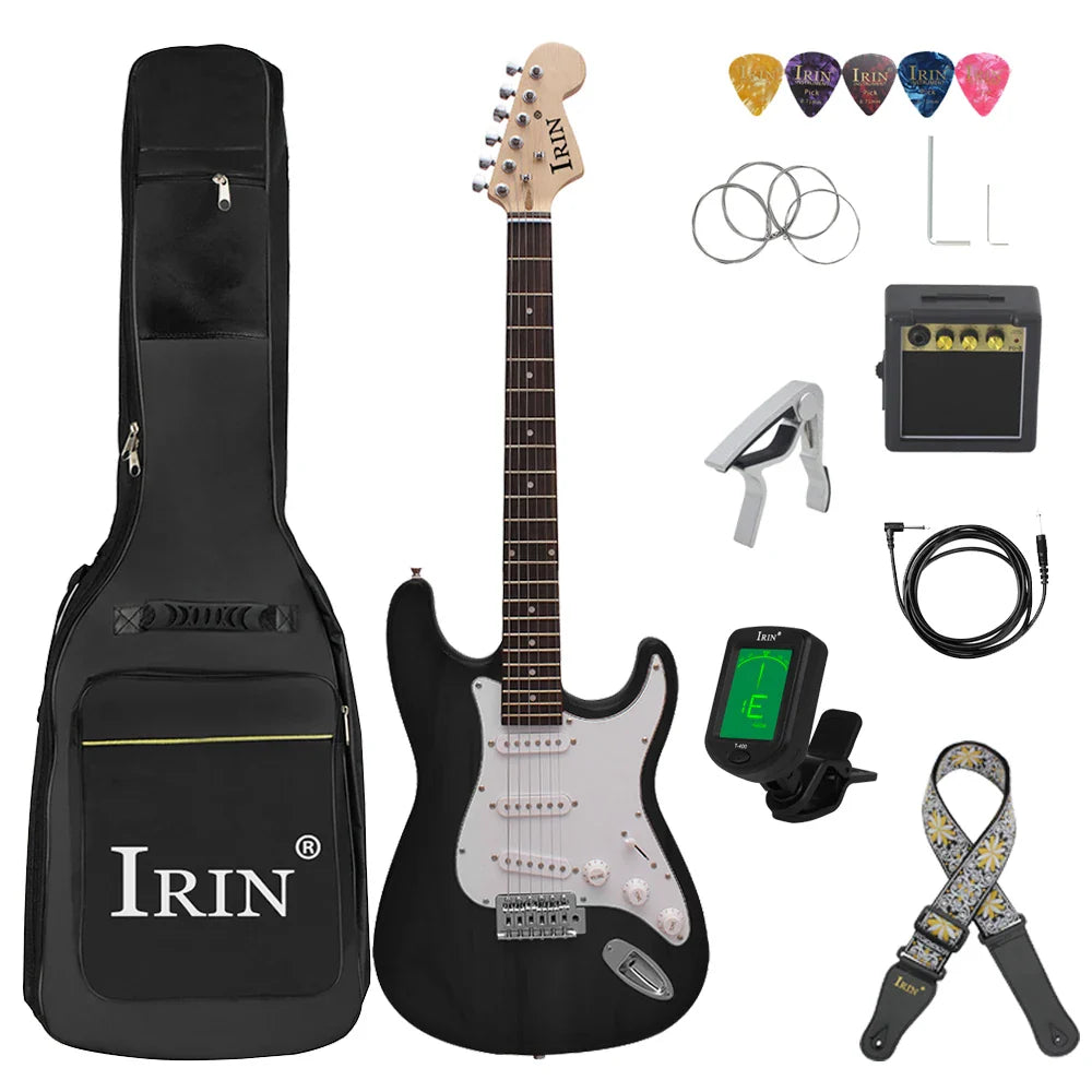 IRIN 6 String Electric Guitar 39 Inch 21 Frets Basswood Body