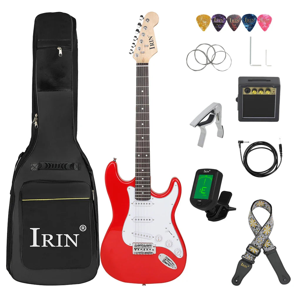 IRIN 6 String Electric Guitar 39 Inch 21 Frets Basswood Body