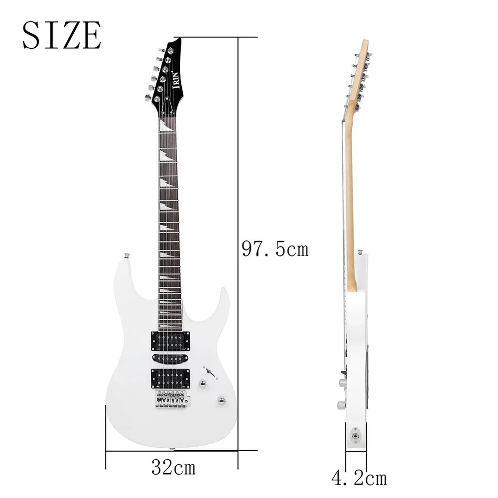 IRIN 6 Strings 24 Frets Electric Guitar Maple Body Neck Electric Guitar Guitarra