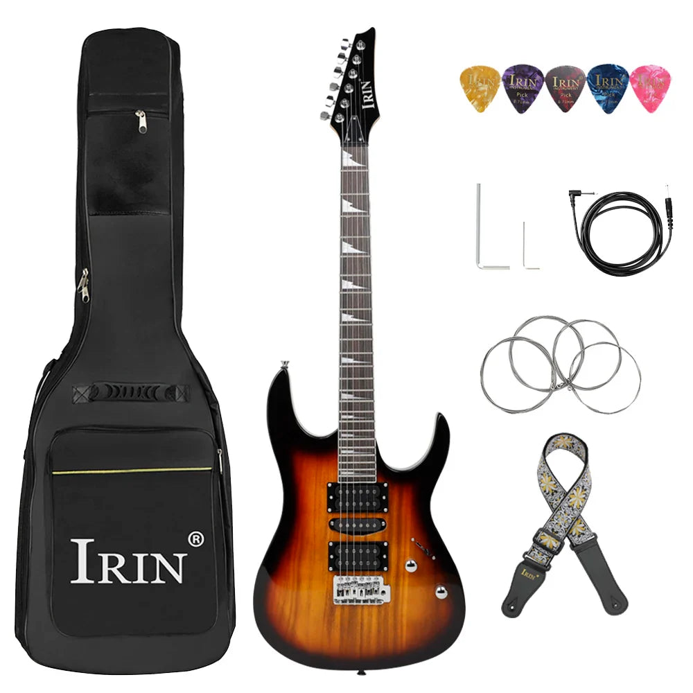 IRIN 6 Strings 24 Frets Electric Guitar Maple Body Neck Electric Guitar Guitarra