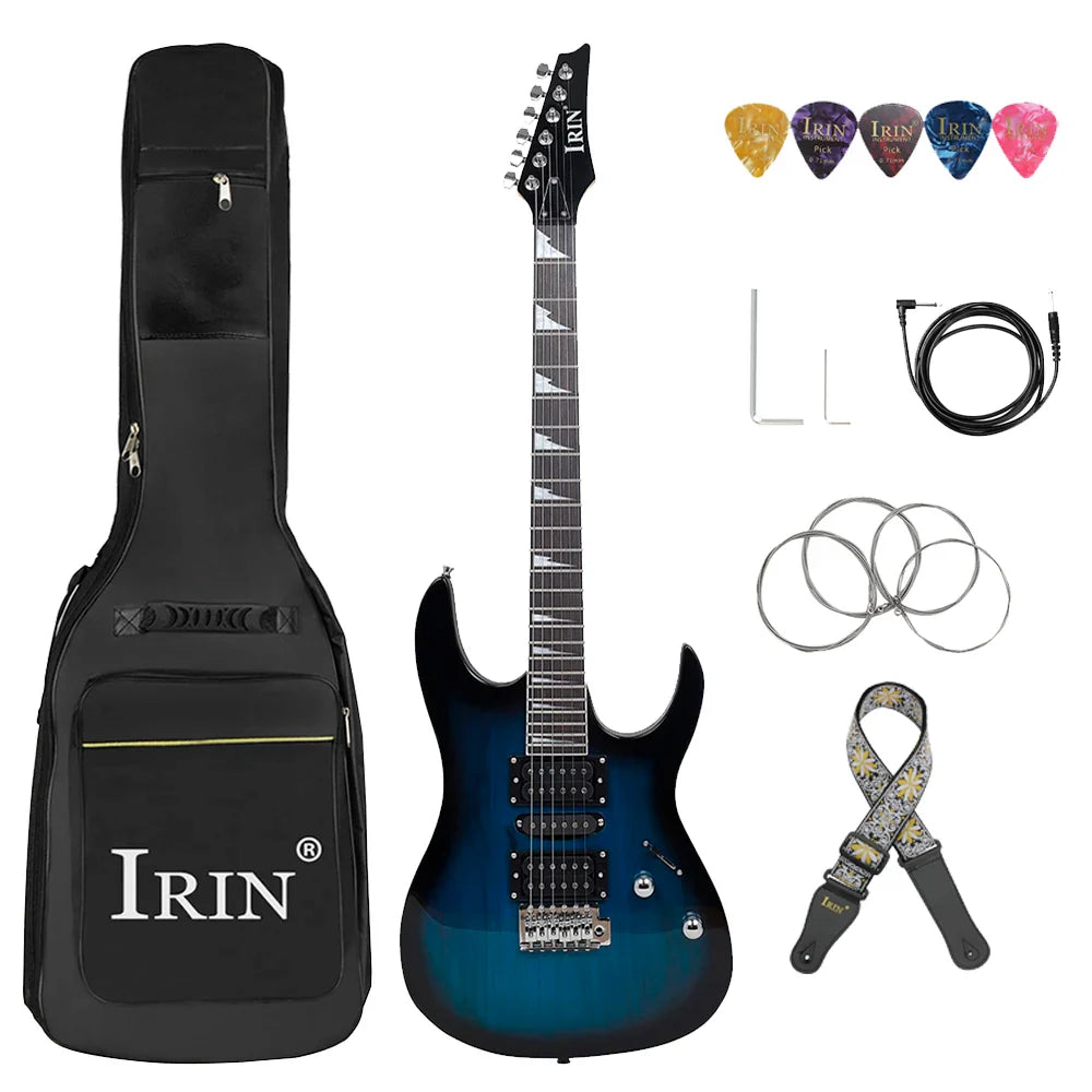 IRIN 6 Strings 24 Frets Electric Guitar Maple Body Neck Electric Guitar Guitarra