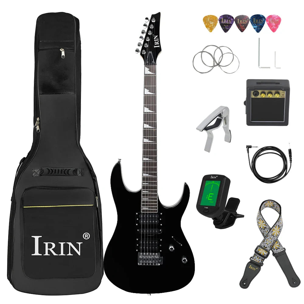 IRIN 6 Strings 24 Frets Electric Guitar Maple Body Neck Electric Guitar Guitarra