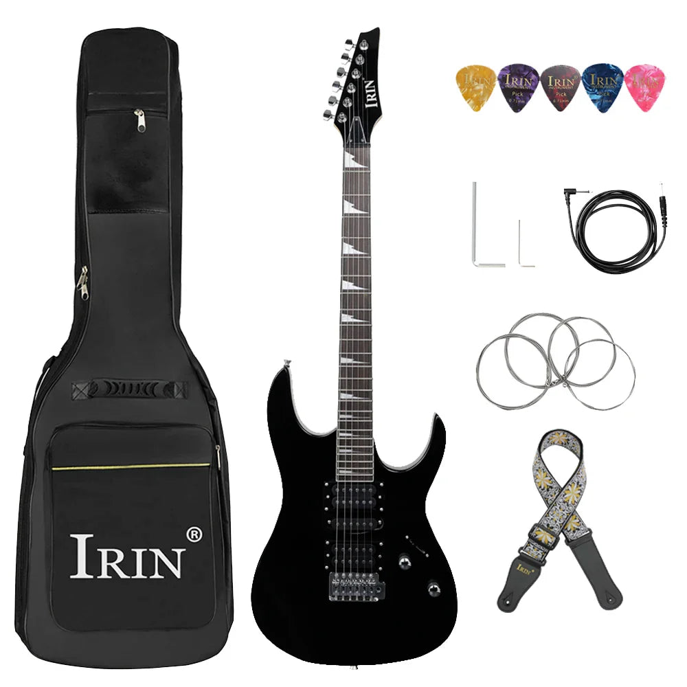 IRIN 6 Strings 24 Frets Electric Guitar Maple Body Neck Electric Guitar Guitarra