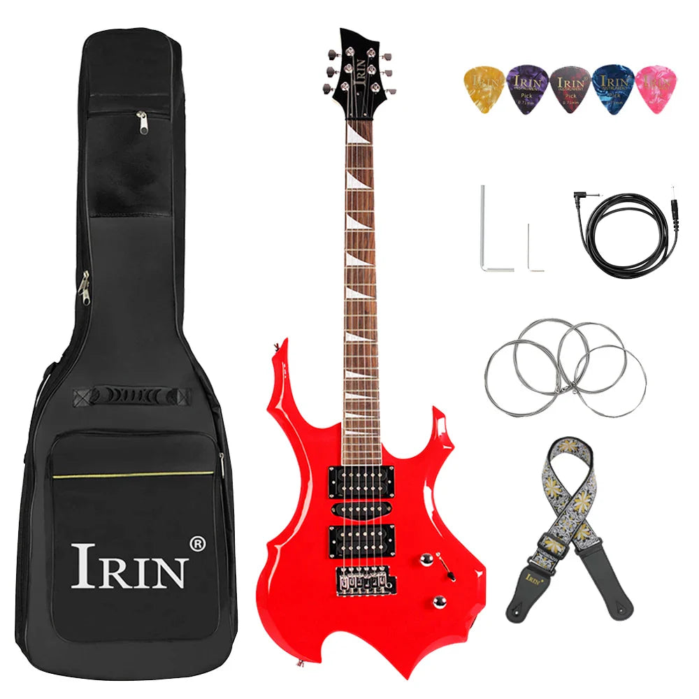 IRIN 6 Strings Electric Guitar 24 Frets Maple Body Electric Guitar Guitarra