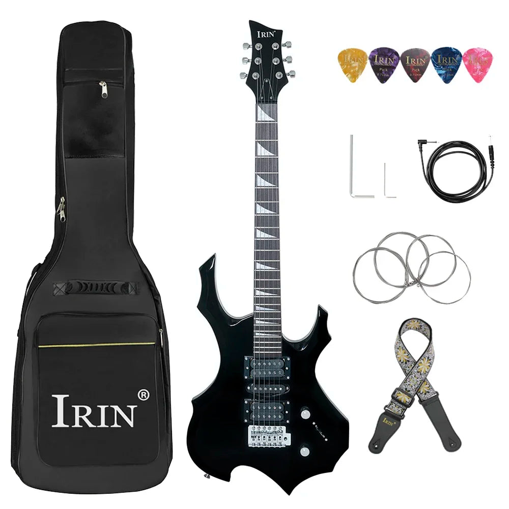 IRIN 6 Strings Electric Guitar 24 Frets Maple Body Electric Guitar Guitarra