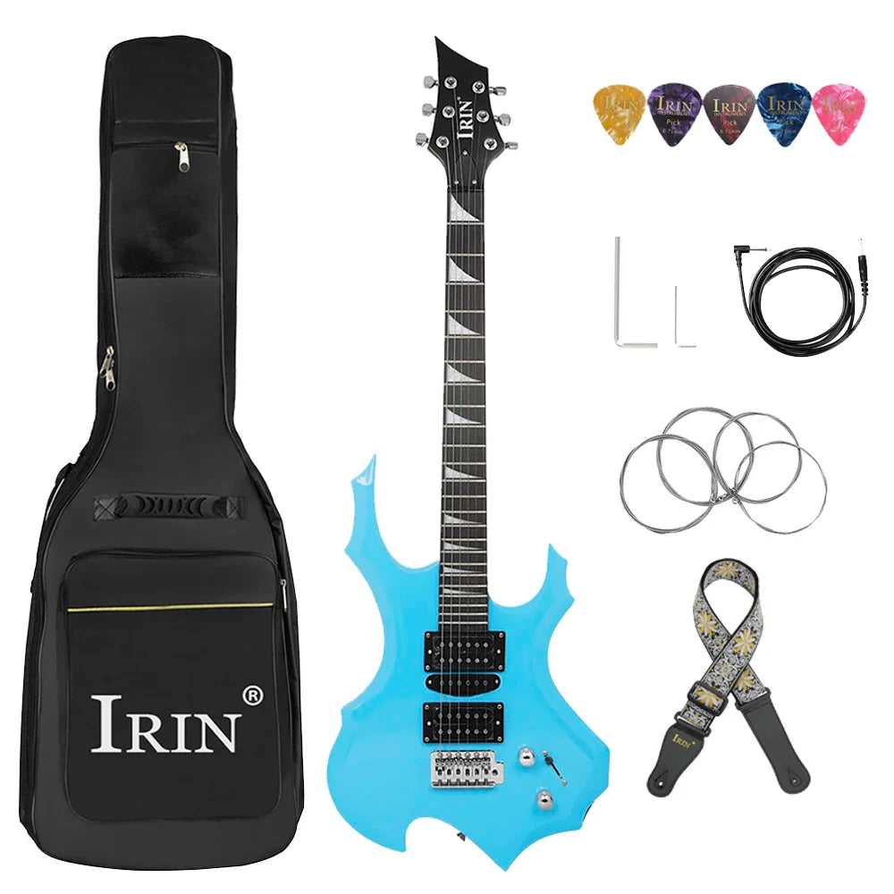 IRIN 6 Strings Electric Guitar 24 Frets Maple Body Electric Guitar Guitarra