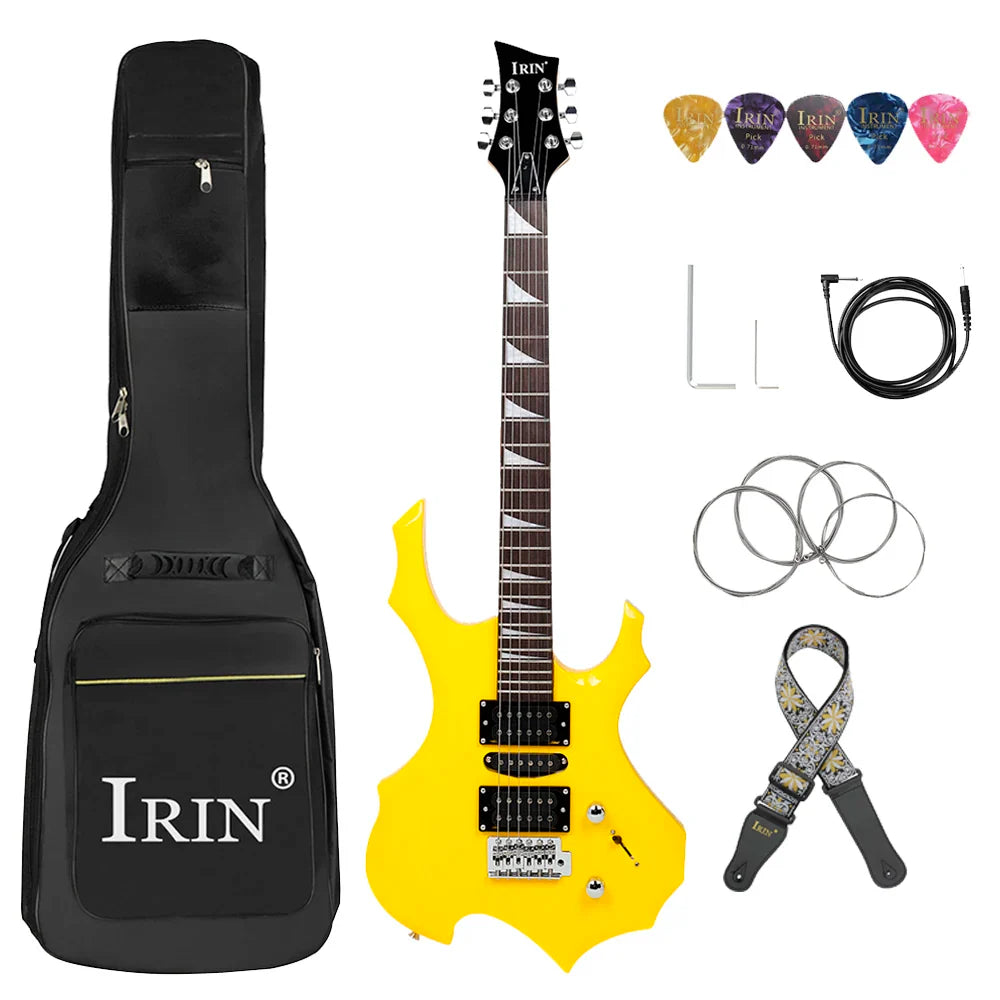 IRIN 6 Strings Electric Guitar 24 Frets Maple Body Electric Guitar Guitarra