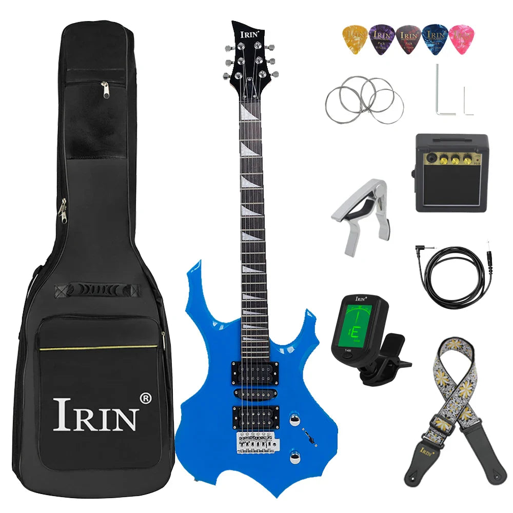 IRIN 6 Strings Electric Guitar 24 Frets Maple Body Electric Guitar Guitarra