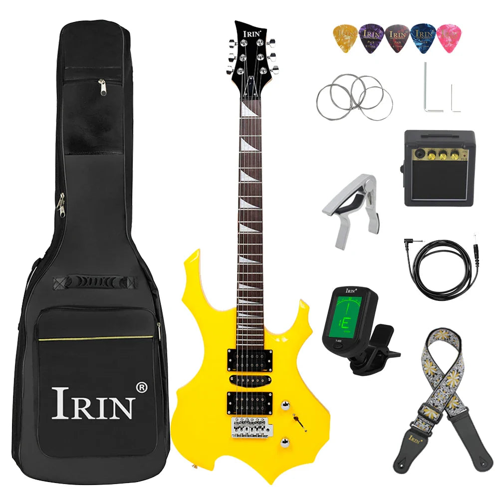 IRIN 6 Strings Electric Guitar 24 Frets Maple Body Electric Guitar Guitarra