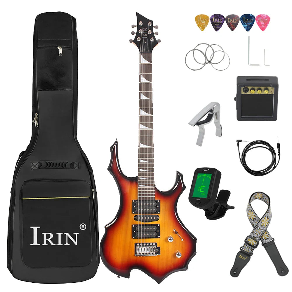 IRIN 6 Strings Electric Guitar 24 Frets Maple Body Electric Guitar Guitarra