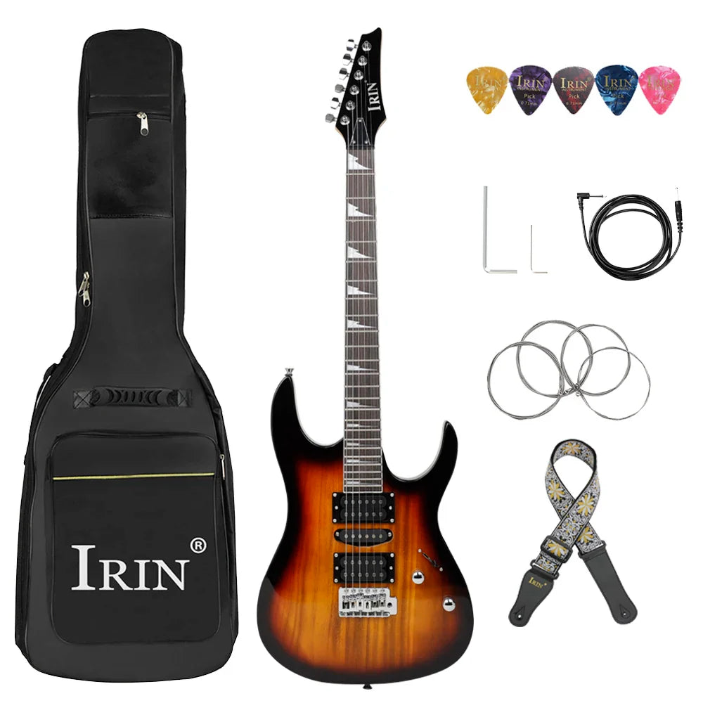 IRIN 6 Strings Electric Guitar 24 Frets Maple Body Neck Electric Guitarra