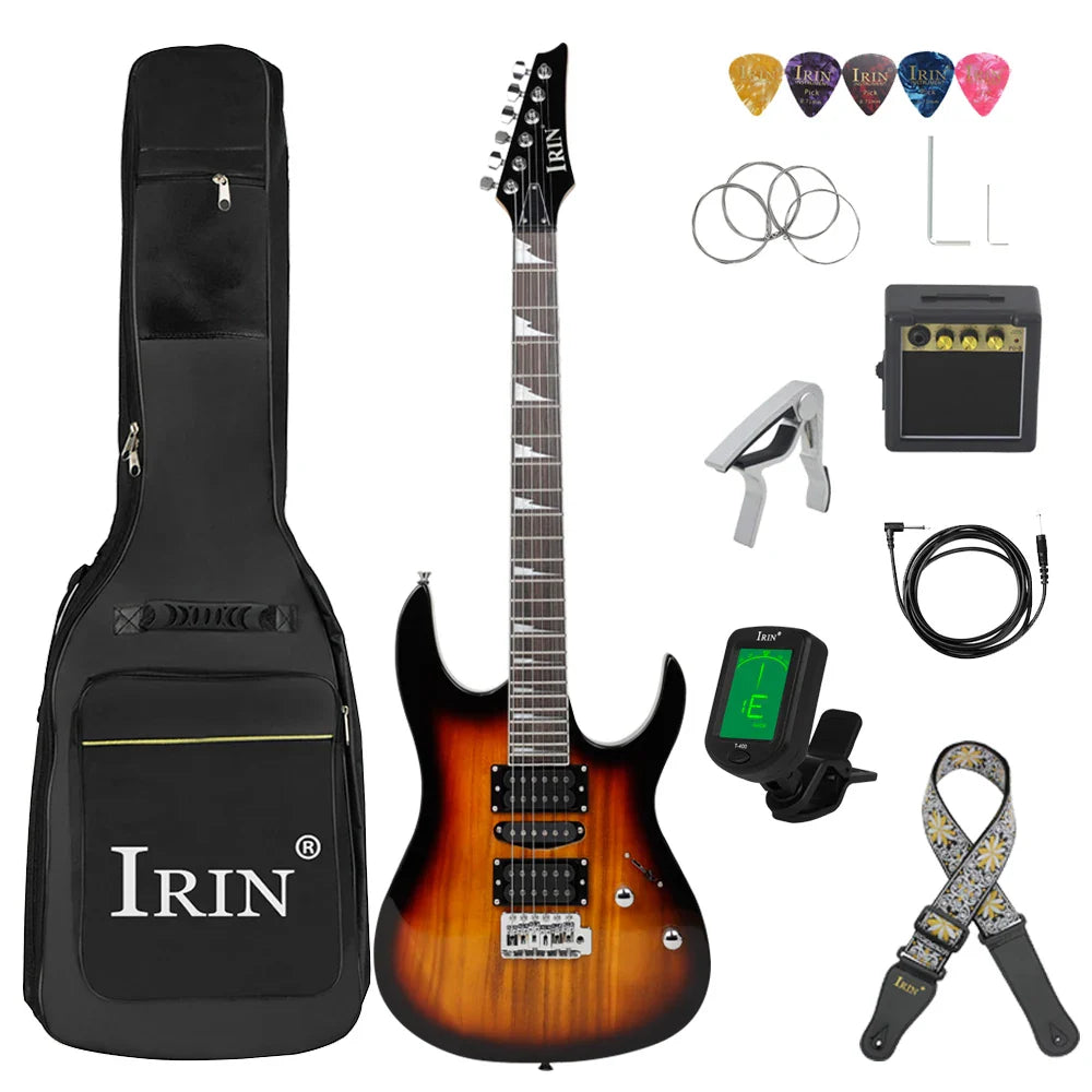 IRIN 6 Strings Electric Guitar 24 Frets Maple Body Neck Electric Guitarra