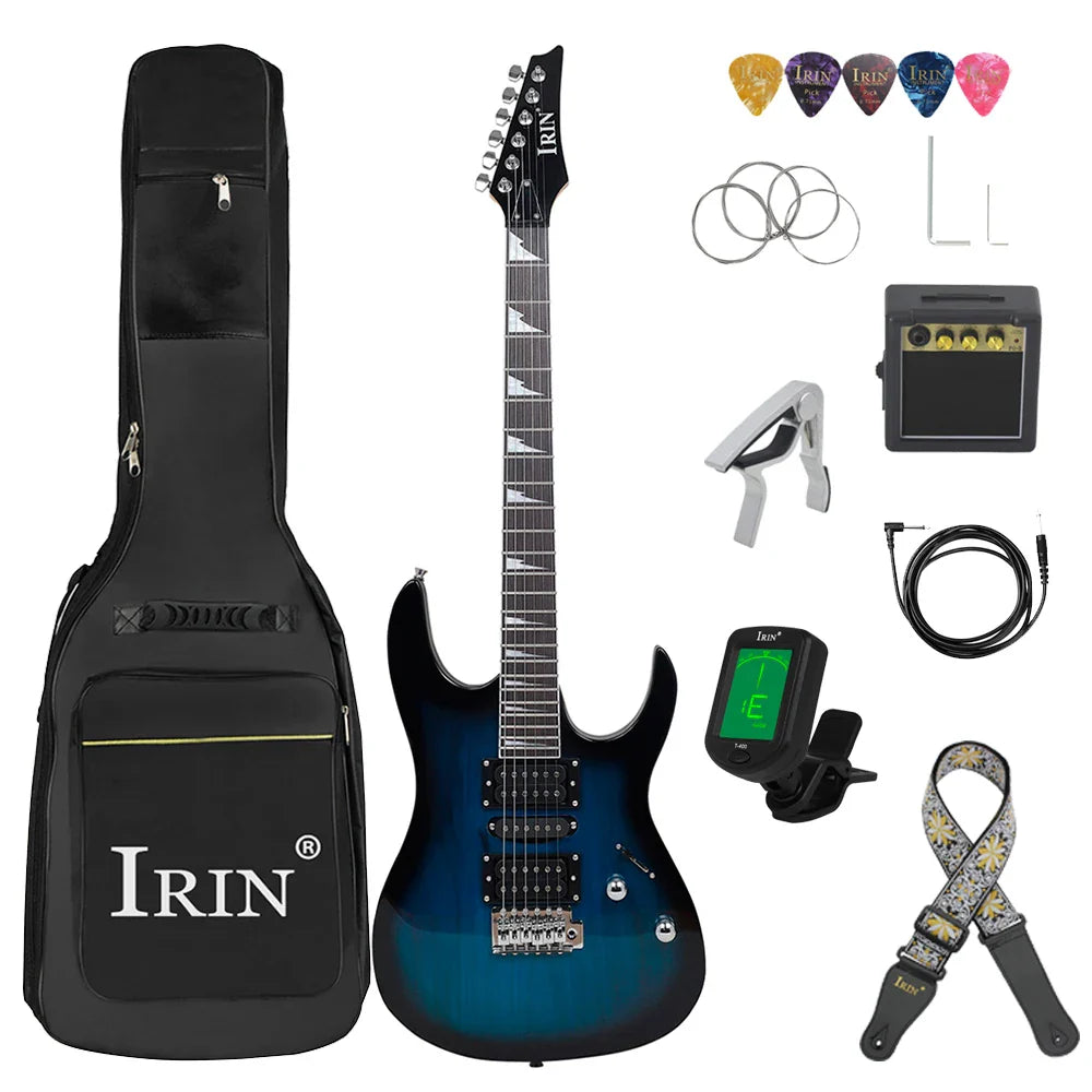 IRIN 6 Strings Electric Guitar 24 Frets Maple Body Neck Electric Guitarra