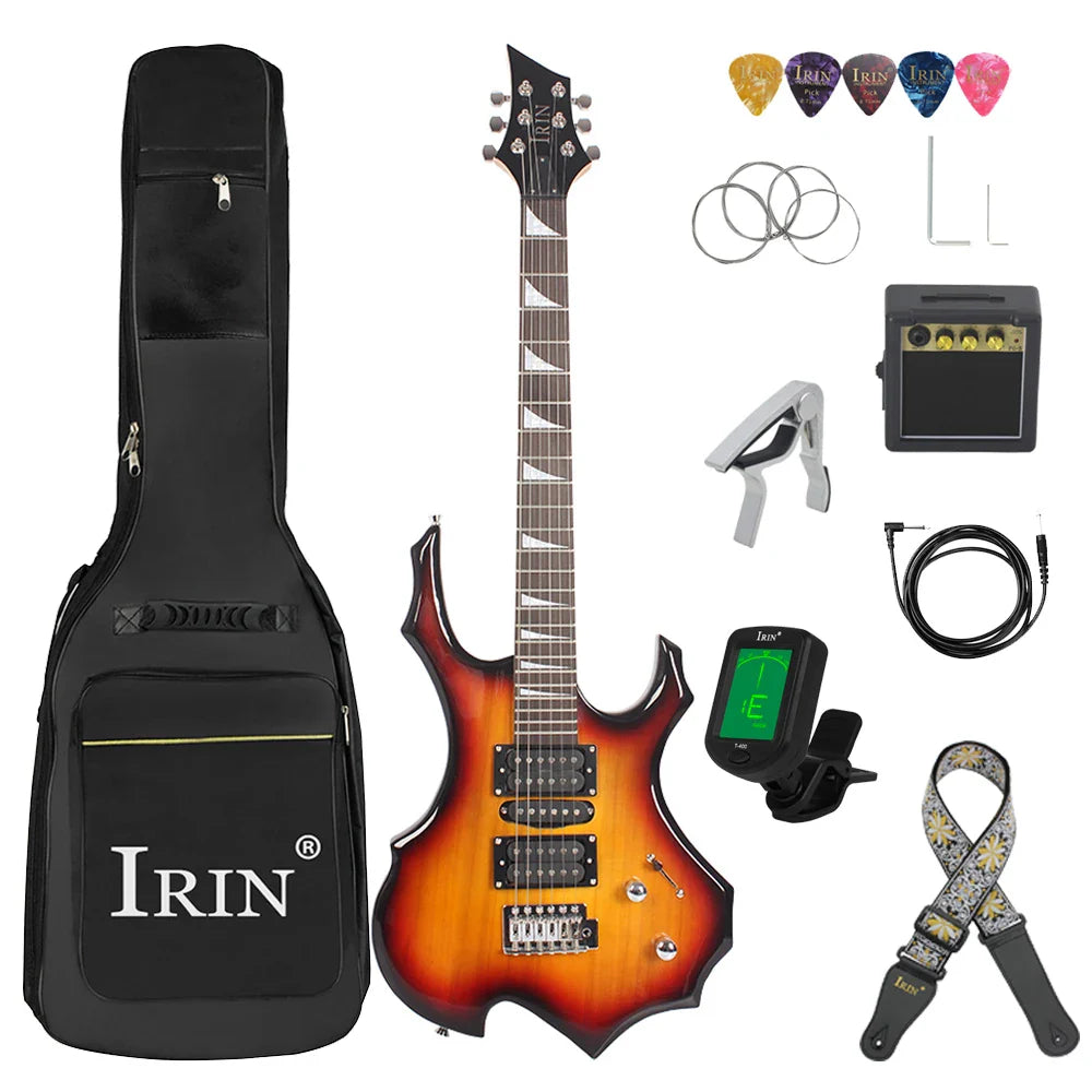 IRIN Electric Guitar 24 Frets 6 Strings Maple