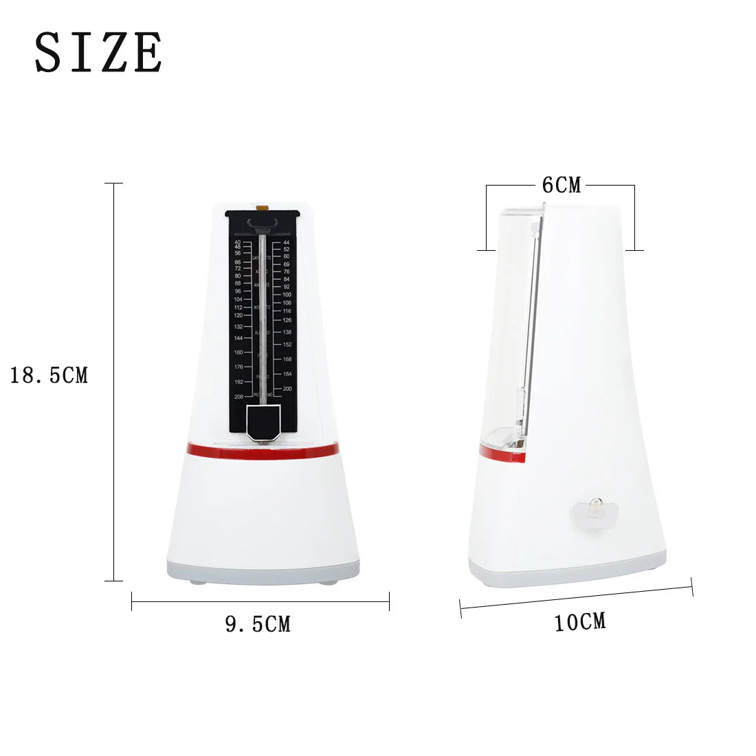 JP-20 Classic Conical Mechanical Metronome.